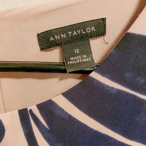 Ann Taylor Leaf Petal Peplum Sheath Dress - Picture 4 of 4